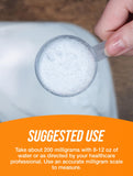 BulkSupplements comparación de tamaño del envase para ahorro por porción