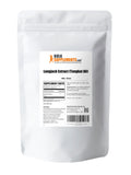 BulkSupplements comparación de tamaño con mano para referencia de cantidad