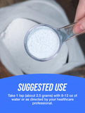 BulkSupplements polvo mezclado en batido natural para integración sin sabor