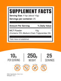 BulkSupplements detalle de la textura en polvo fácil de mezclar y disolver