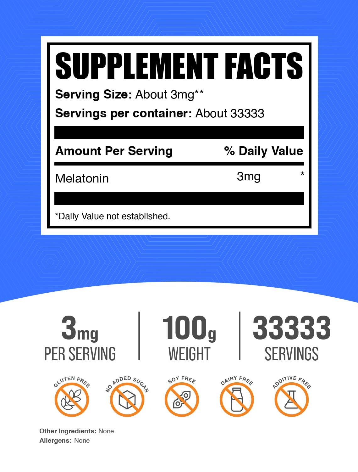 BulkSupplements primer plano de la textura del polvo, pureza y mezcla fácil