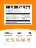 BulkSupplements cápsula en primer plano destacando tamaño fácil de tragar