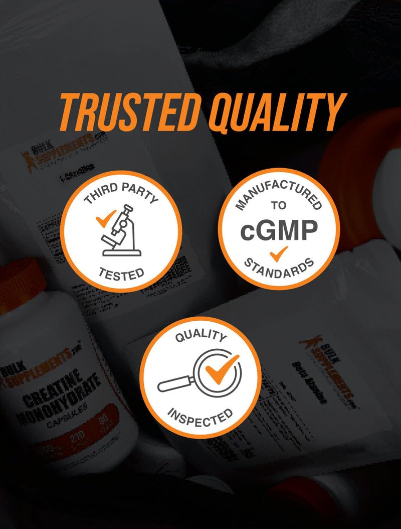 BulkSupplements etiqueta del producto NAC con información de dosis y pruebas