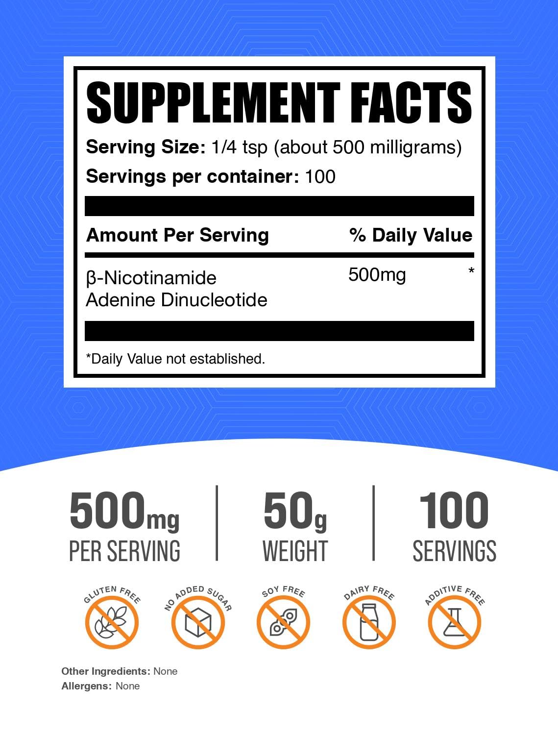 BulkSupplements primer plano de textura del polvo que facilita disolución rápida
