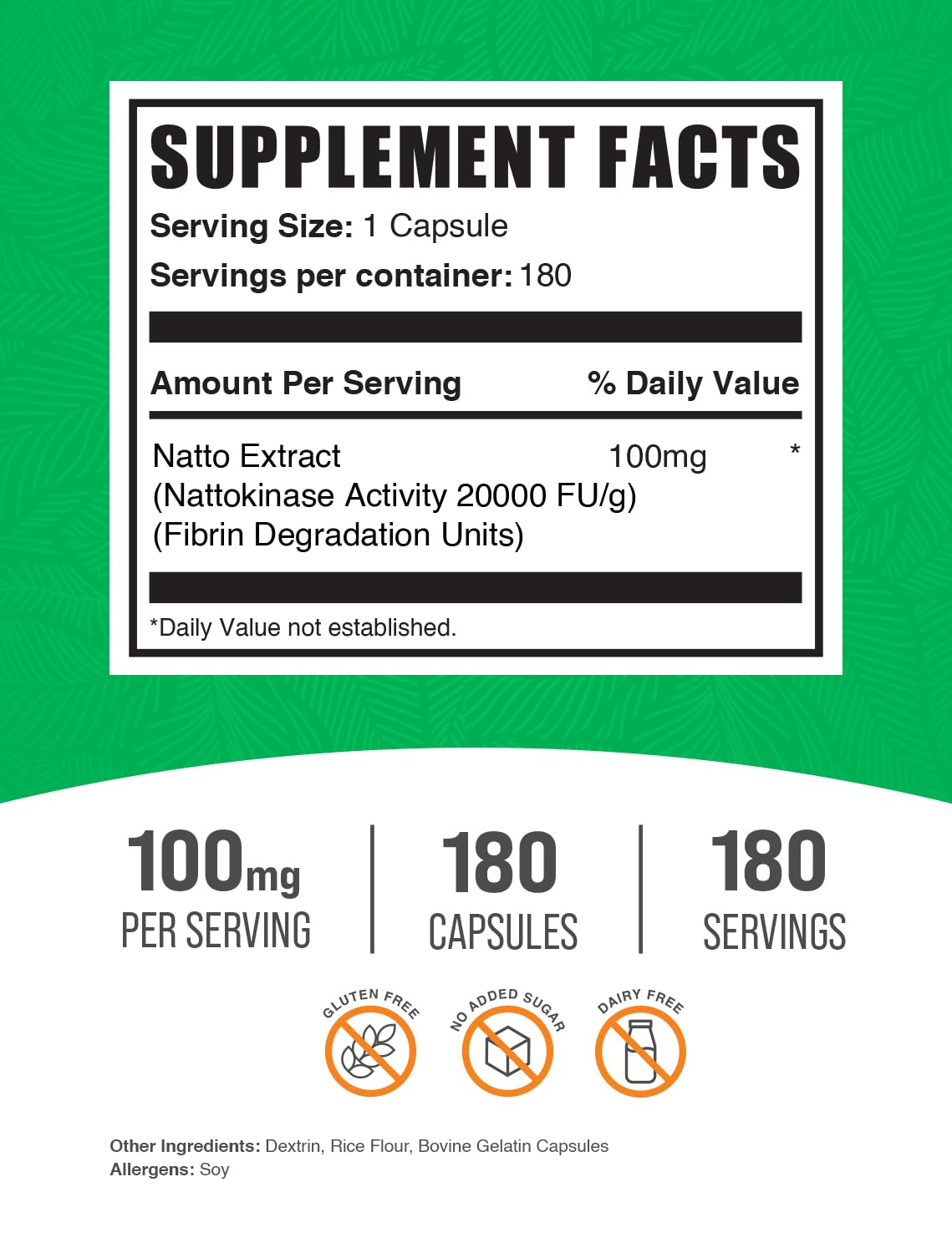 BulkSupplements detalle de cápsula vegetal mostrando formato y textura