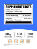 BulkSupplements cápsula de P5P en mano para fácil dosificación