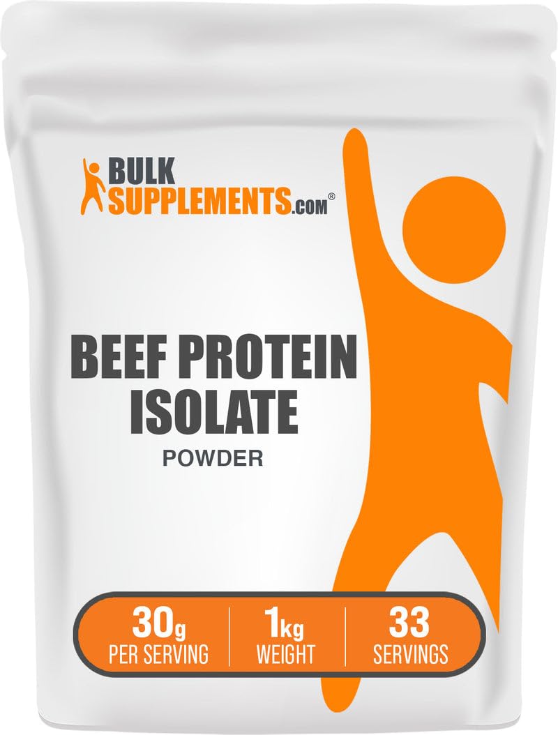 BulkSupplements paquete frontal del polvo mostrando presentación y beneficio práctico