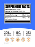 BulkSupplements primer plano del polvo, textura fina que facilita mezcla rápida