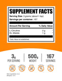 BulkSupplements primer plano del polvo para mezcla fácil y sin sabor