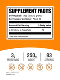 BulkSupplements textura del polvo en primer plano mostrando finura y pureza