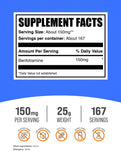 BulkSupplements textura del polvo de benfotiamina detalle para mezcla fácil