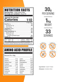 BulkSupplements polvo textura cremosa primer plano para mezclas suaves