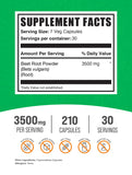 BulkSupplements primer plano de cápsulas vegetales, visualiza la calidad del producto