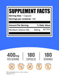 BulkSupplements detalle de una cápsula resaltando textura y fácil ingestión