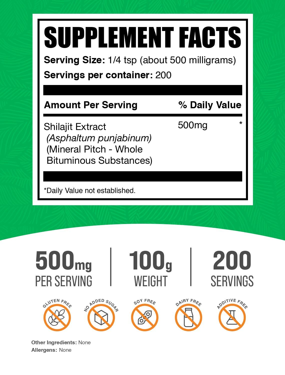 BulkSupplements polvo de Shilajit en primer plano revela textura fina y fácil mezcla