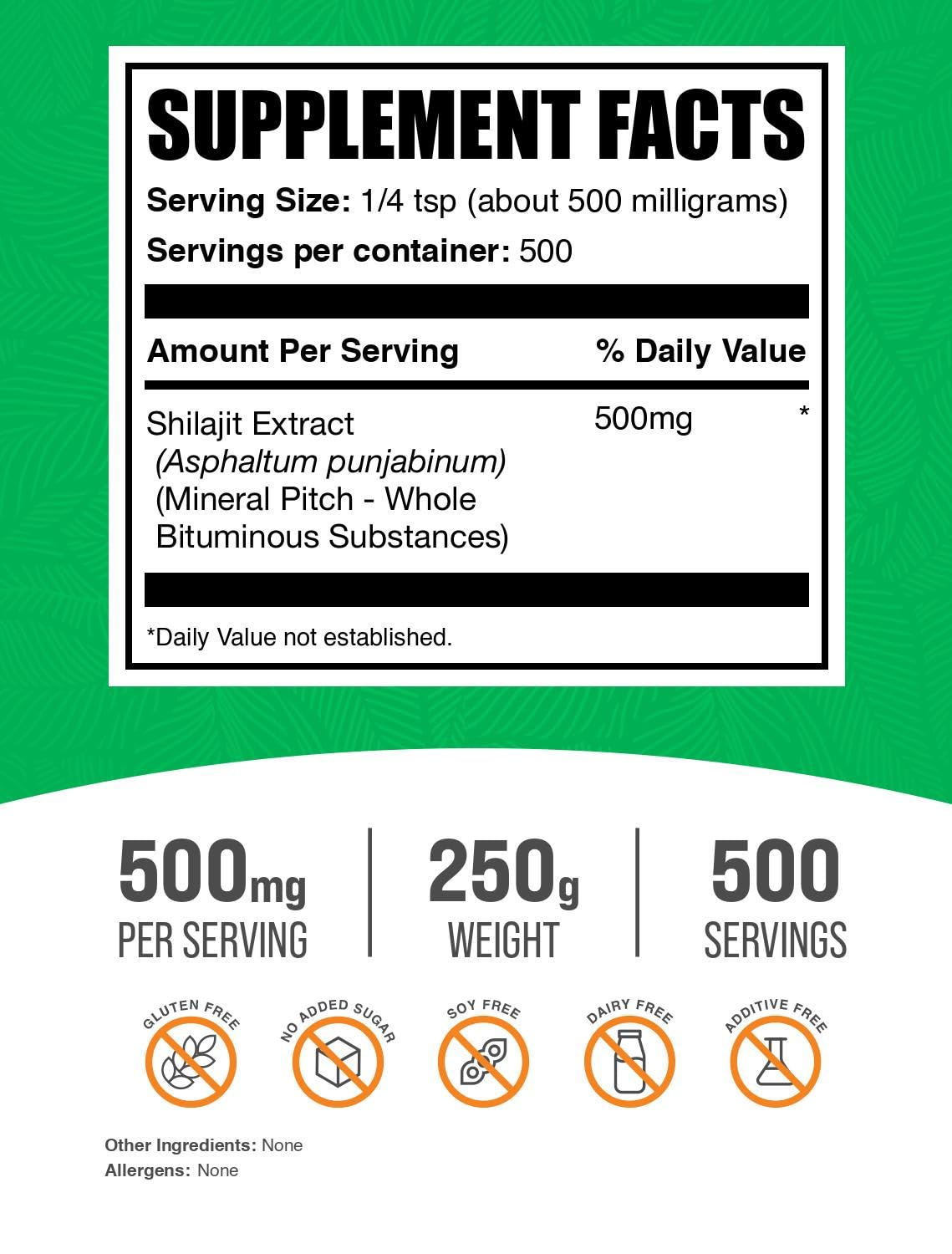 BulkSupplements textura del polvo de shilajit mostrando finura y facilidad para mezclar