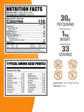 BulkSupplements textura en polvo fina muestra mezcla fácil y homogénea