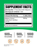 BulkSupplements textura fina del polvo de arándano, fácil mezcla y dosificación