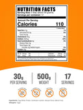BulkSupplements textura del polvo de clara de huevo en primer plano, mezcla sin grumos para batidos