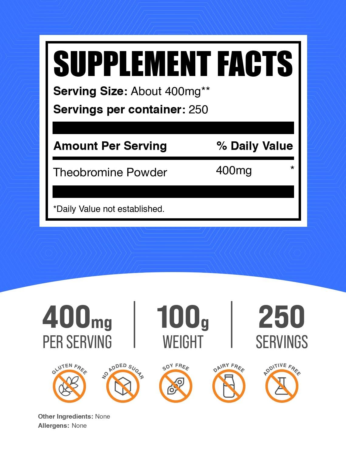 BulkSupplements textura del polvo blanco en primer plano, fácil de mezclar