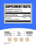 BulkSupplements textura del polvo en primer plano disolución rápida y manejo fácil