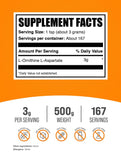 BulkSupplements textura del polvo en primer plano mostrando finura y fácil disolución