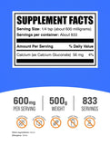 BulkSupplements textura del polvo fina y sin sabor para mezclar fácilmente en bebidas