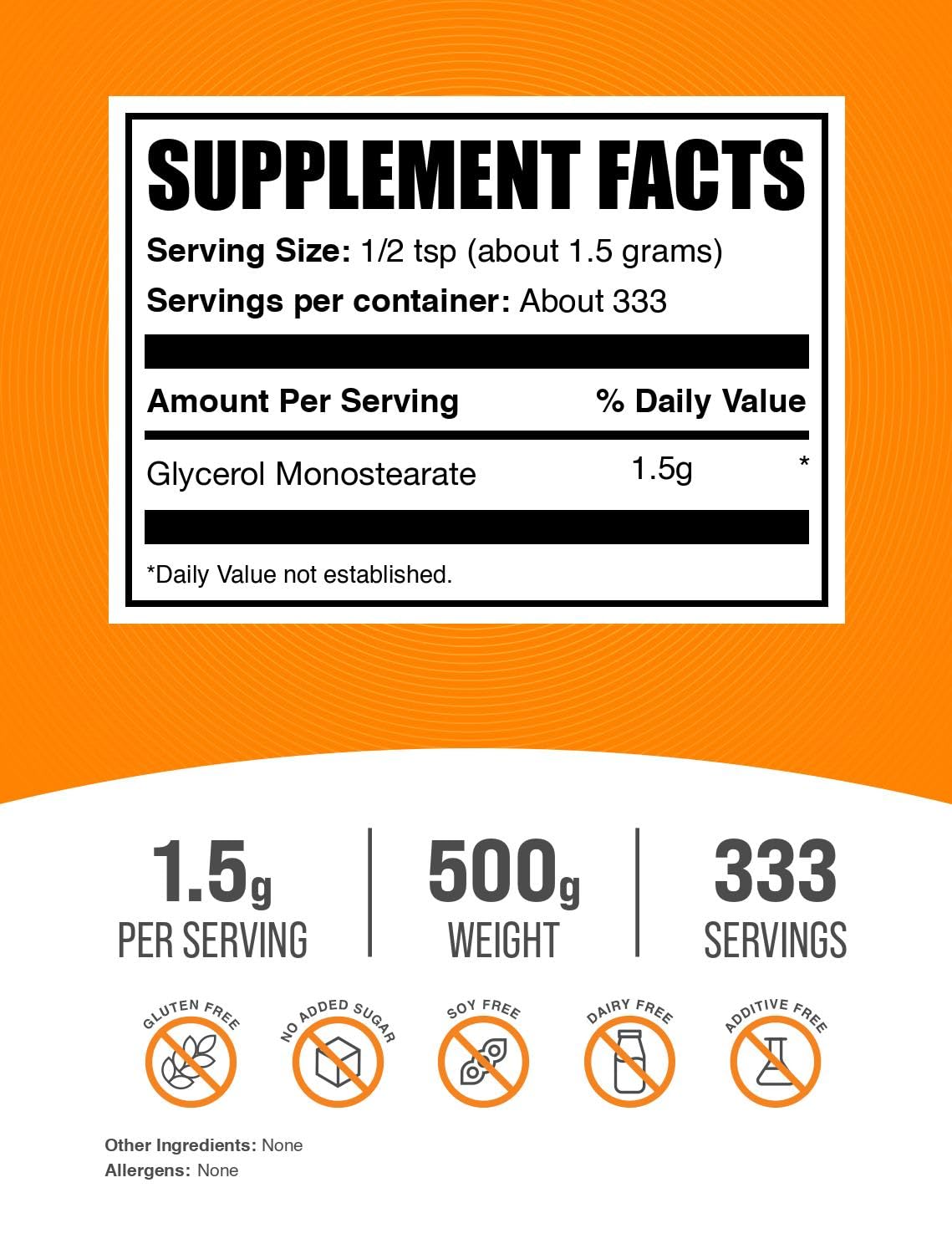 BulkSupplements primer plano de textura en polvo para mezclas homogéneas y sin sabor