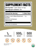 BulkSupplements primer plano de polvo con textura fina y aspecto uniforme