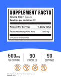 BulkSupplements cápsula TUDCA en primer plano que muestra textura y facilidad de ingesta