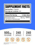 BulkSupplements primer plano de cápsula para apreciar tamaño y textura
