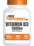 BulkSupplements frasco frontal mostrando etiqueta y beneficio de suministro prolongado