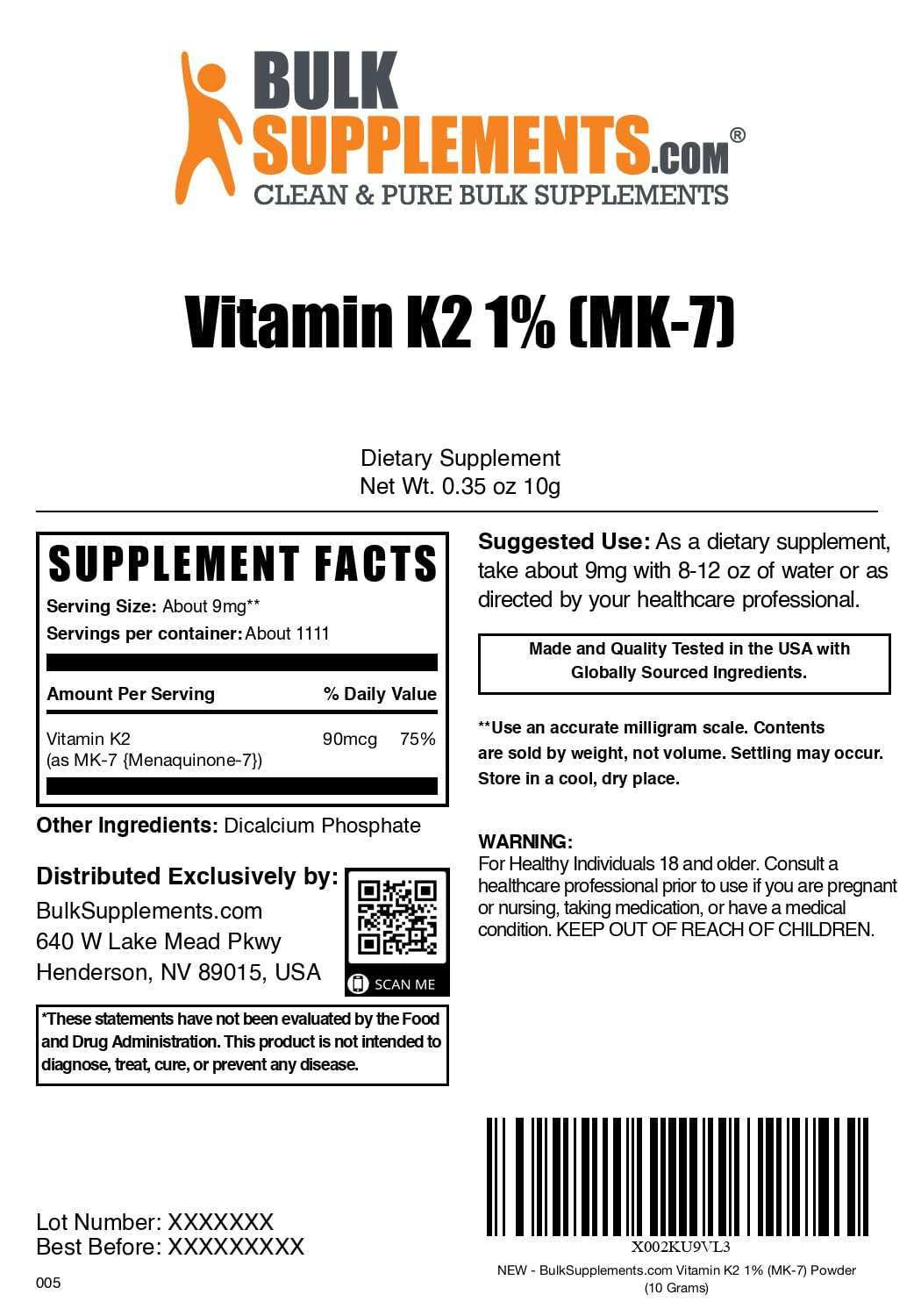 BulkSupplements producto en cocina moderna indicando uso práctico cotidiano