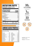 BulkSupplements textura del polvo sin sabor que facilita mezcla y disolución rápida