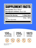 BulkSupplements primer plano de la textura del polvo, fácil de mezclar