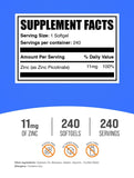 BulkSupplements softgel abierto mostrando el interior, fácil de tragar