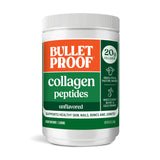 Bulletproof envase frontal de Collagen Peptides mostrando el formato y beneficios