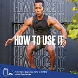 Bulletproof etiqueta con ingredientes listados y confianza en pureza