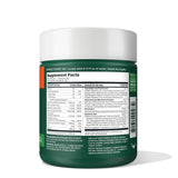 Bulletproof detalle textura del polvo que destaca ingredientes superalimentos