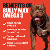 Bully Max etiqueta con ingredientes principales y beneficios visibles