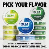 Bum Energy etiqueta con ingredientes y concentraciones claras del producto