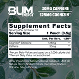 Bum Energy detalle de textura de pouch destaca frescura y sellado