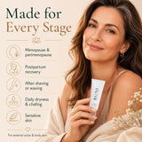 BUNI vulva balm comparación de tamaño 50 ml, ideal para bolso y viaje