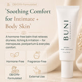 BUNI vulva balm primer plano del dosificador airless que evita contaminación