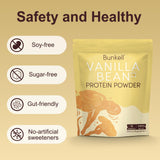 Bunkell producto en cocina con ingredientes, uso cotidiano