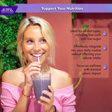 Buried Treasure gotas en un vaso con agua mejorando sabor y electrolitos