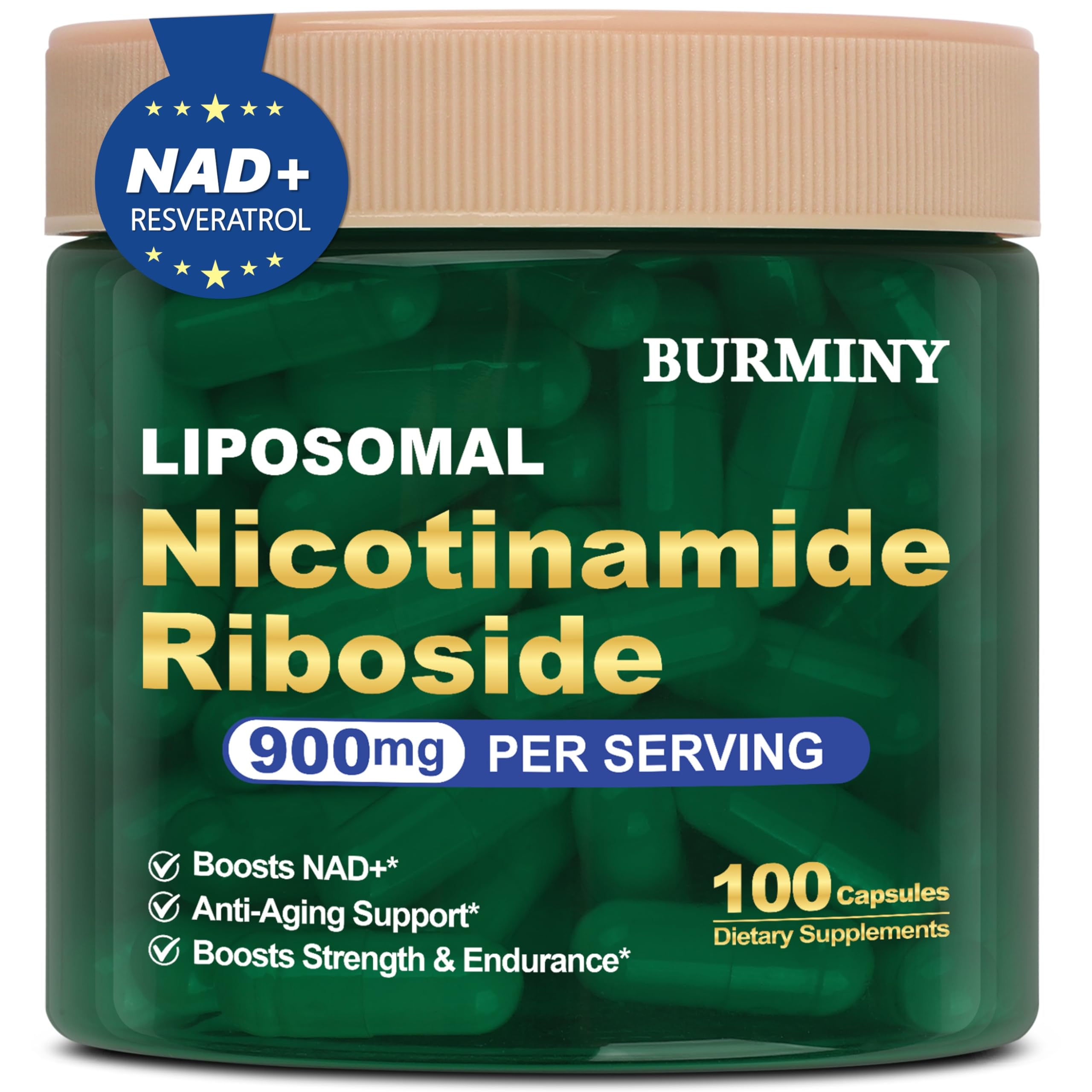 BURMINY frasco frontal mostrando etiqueta y beneficio de biodisponibilidad