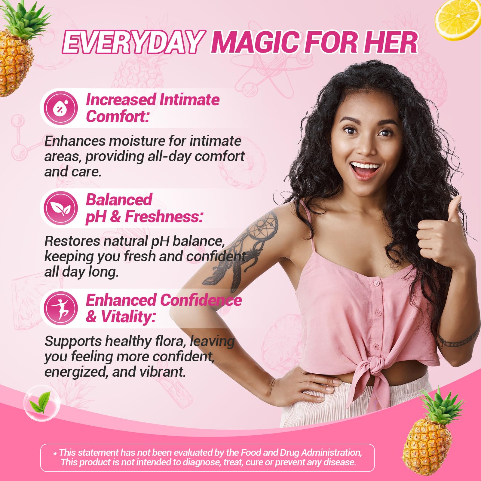 BURMINY etiqueta con ingredientes incluyendo slippery elm y probióticos