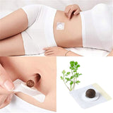 BURWSEKK parche ombligo frontal mostrando adhesivo y forma, uso cómodo