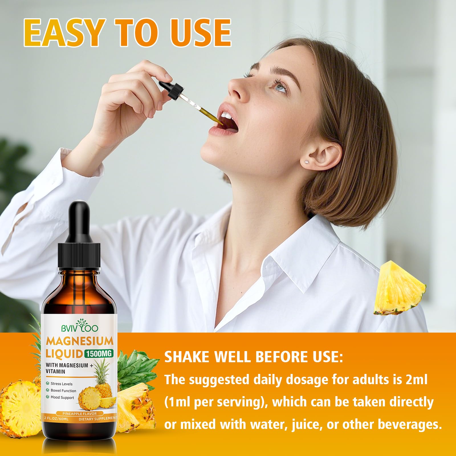 BVIVLOO etiqueta con lista de ingredientes y vitaminas visibles